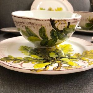 Sur la Table acorn and fig plates